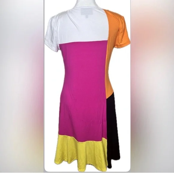 Colorblock dress sz. S - Picture 3 of 6